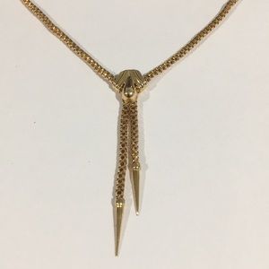 18k Yellow Gold Round Box Link Necklace Chain 16"